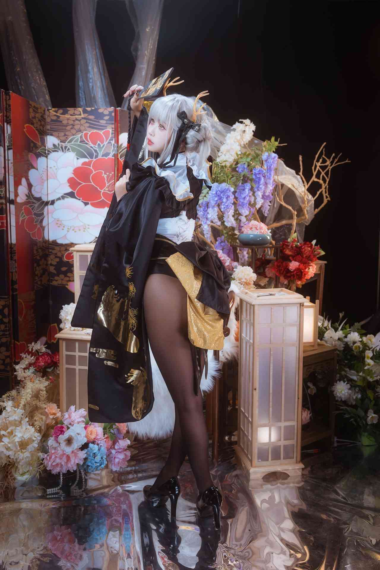 萌芽儿o0白兔和服